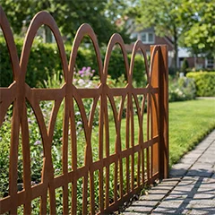 Cortenstaal sierhekwerken met een decoratieve en moderne uitstraling